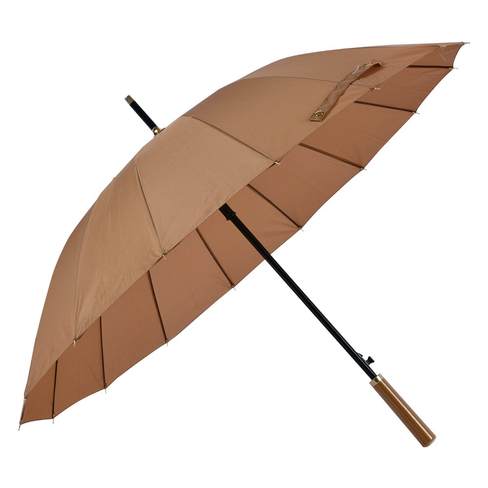 Hnědý deštník pro dospělé - Ø 100*80 cm Clayre & Eef