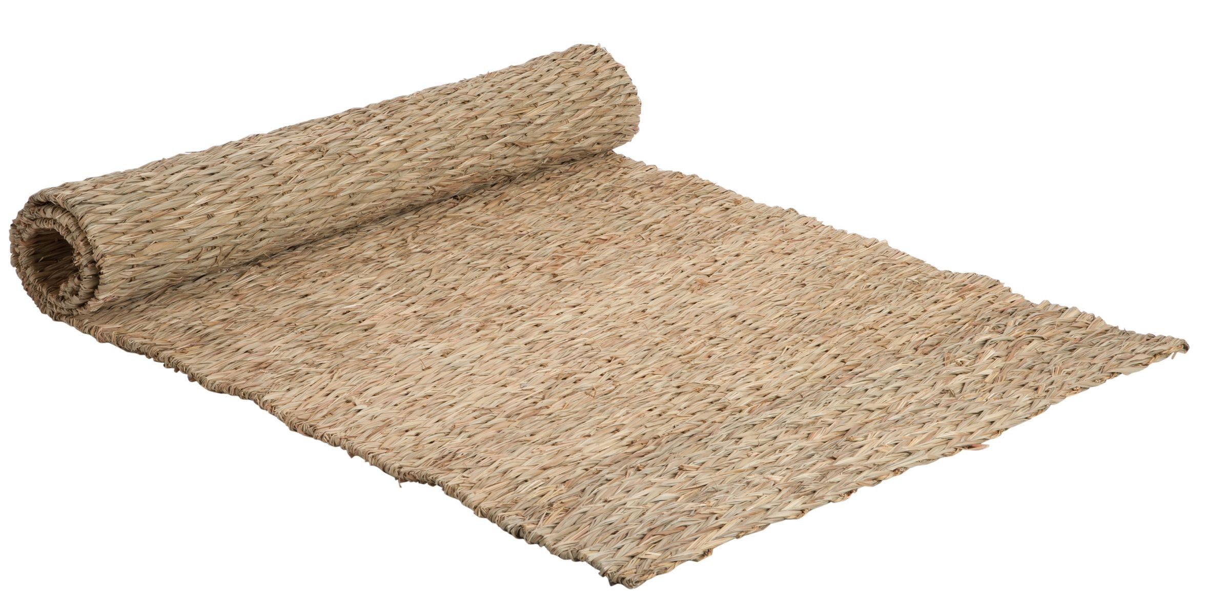 Přírodní obdélníkový koberec z mořské trávy Pad Straw - 50*100*1 cm J-Line by Jolipa