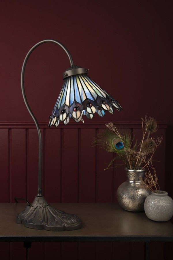 Stolní Tiffany lampa Karlotta - Ø 20*51 cm  Clayre & Eef