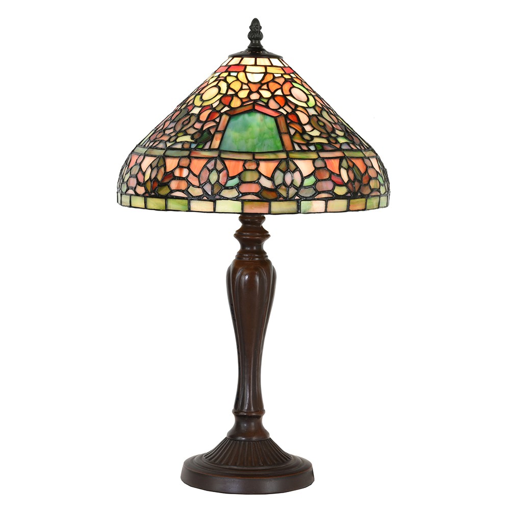 Stolní lampa Tiffany Kilie - 30x53 cm E27/max 1x60W Clayre & Eef