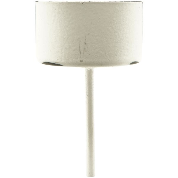 Bílý antik zápich na čajovou svíčku - Ø 4,2*9 cm Exner