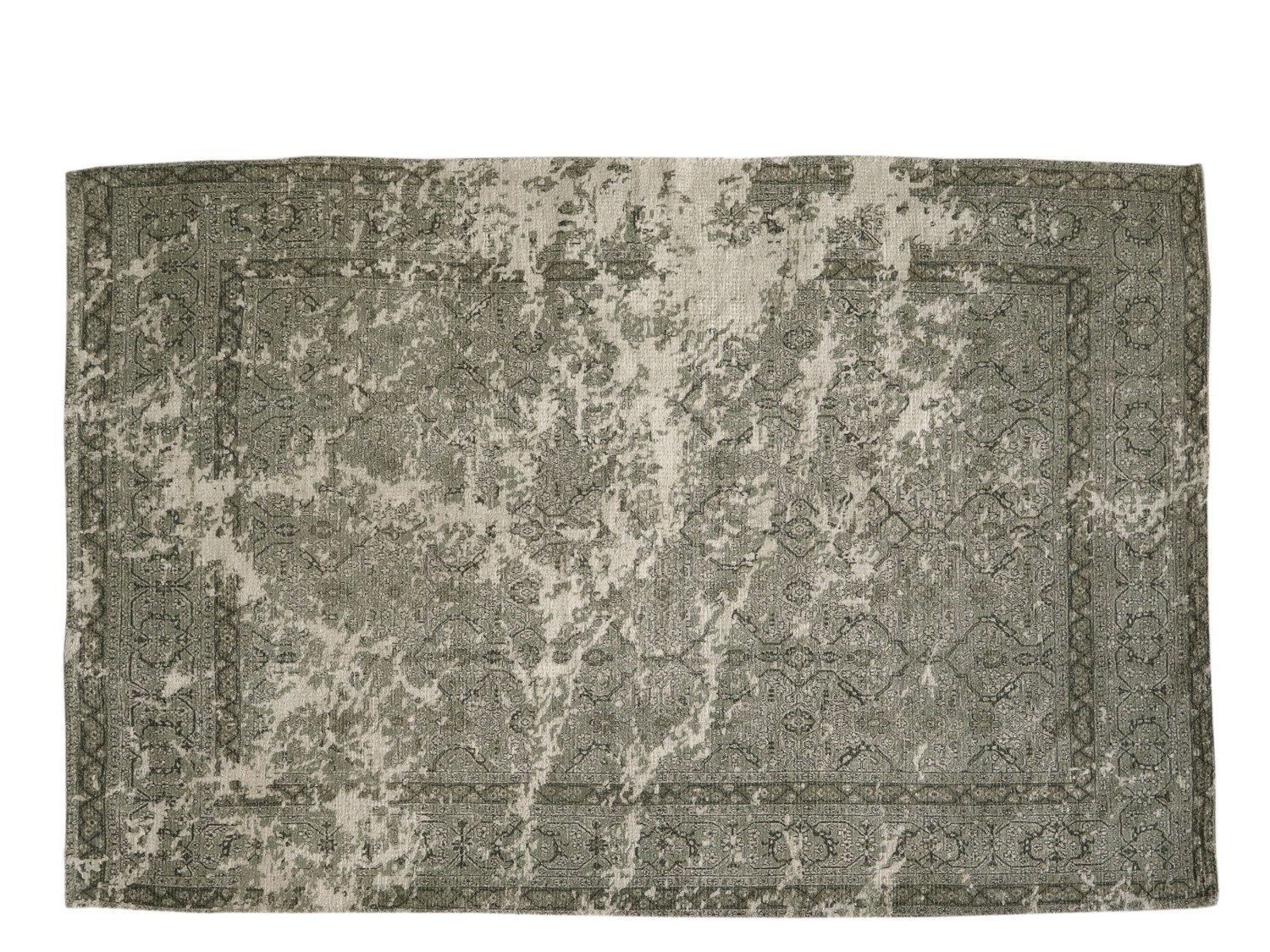 Zelený koberec se vzorem French print verte - 180*120 cm Chic Antique