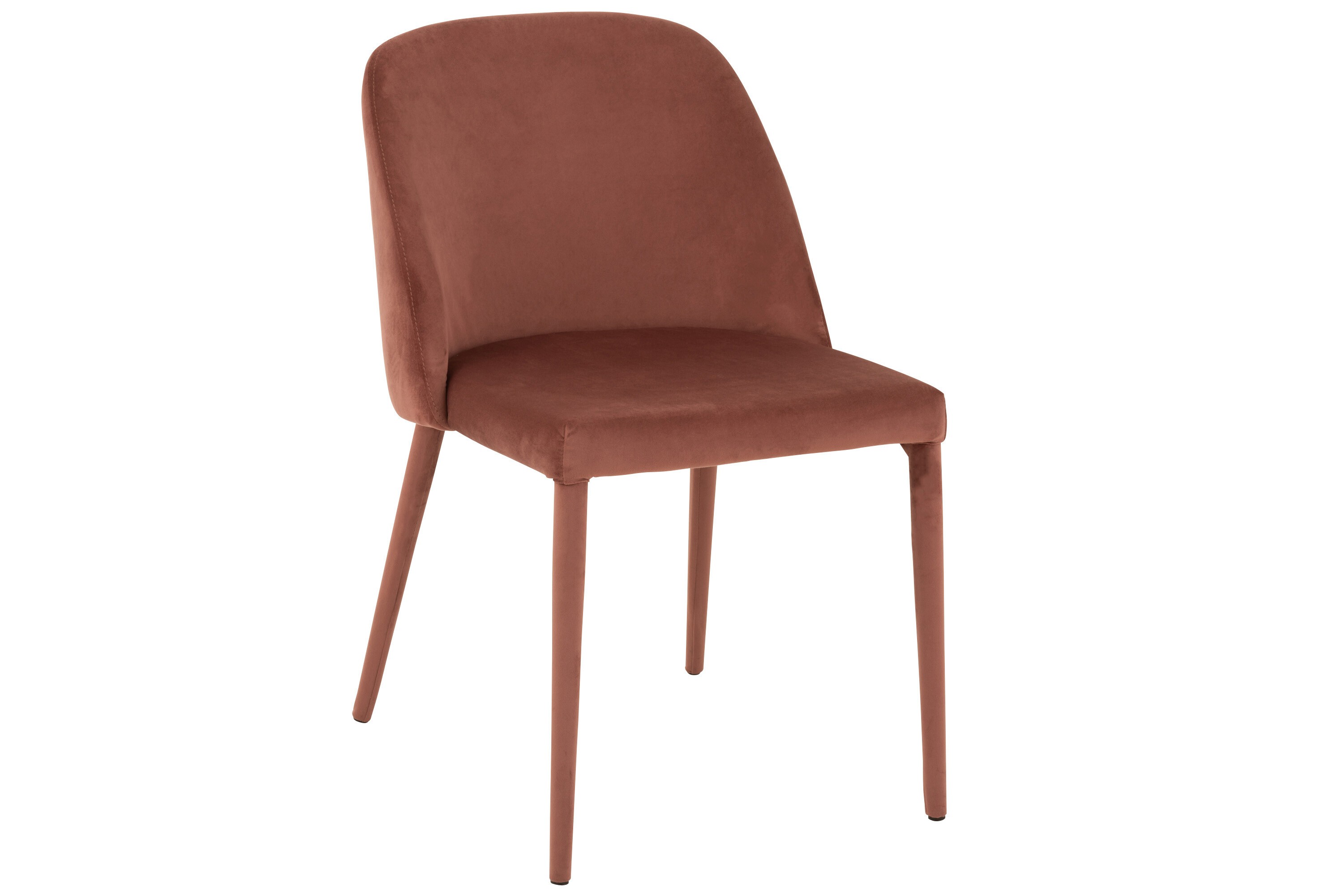 Starorůžová jídelní židle Charlotte - 58*80*51 cm J-Line by Jolipa