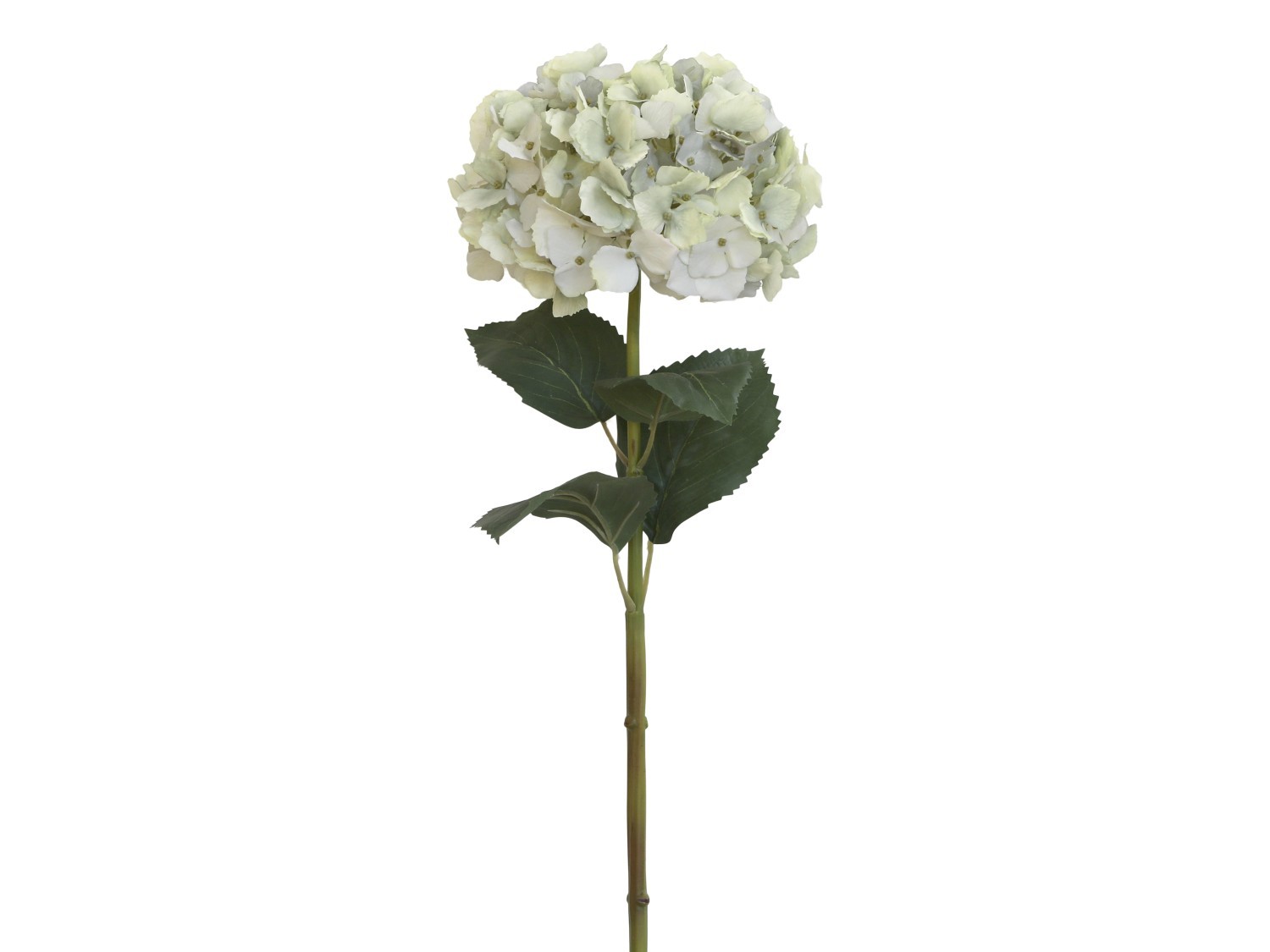 Dekorace umělá krémová květina Hortenzie Hydrangea cream - 85 cm Chic Antique