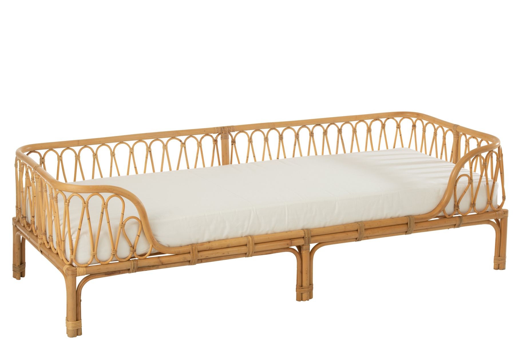 Přírodní ratanová pohovka / postel Pierre Rattan - 186*77*55cm J-Line by Jolipa