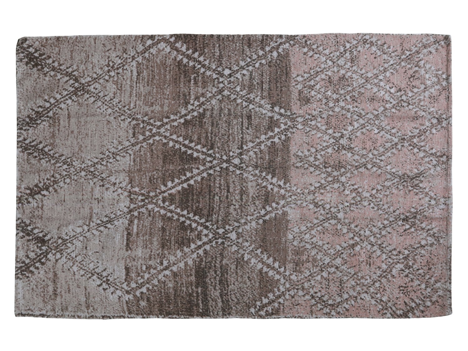 Růžový koberec s ornamenty Rug French print dusty rose - 120*180cm Chic Antique