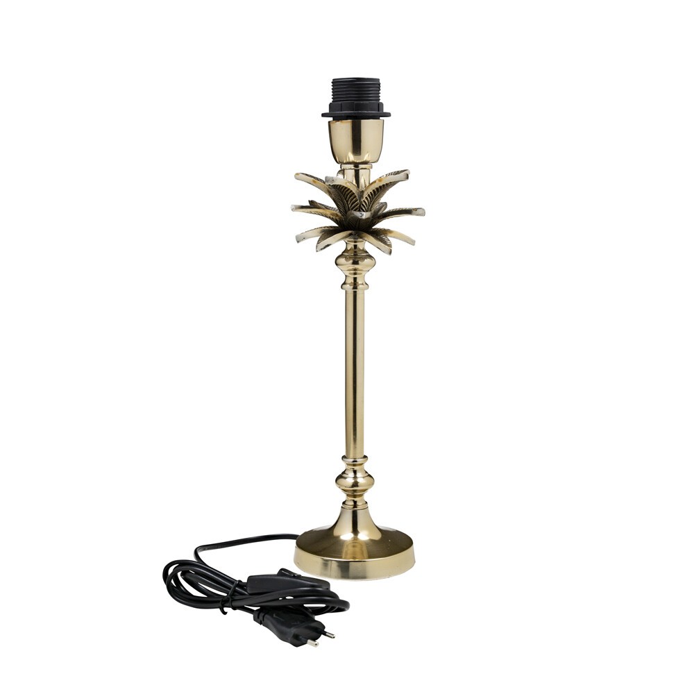 Champagne kovová základna ke stolní lampě Palm - 11*11*41cm/ E27 Mars & More