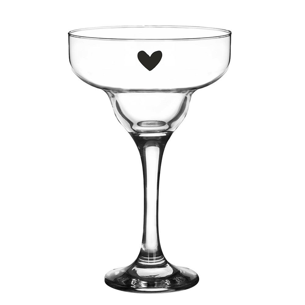 Sklenice na Martini se srdíčkem Heart - Ø 7*17 cm / 200 ml Clayre & Eef