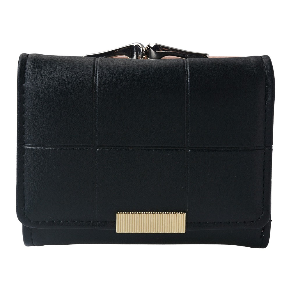 Malá černá peněženka - 10*8 cm Clayre & Eef
