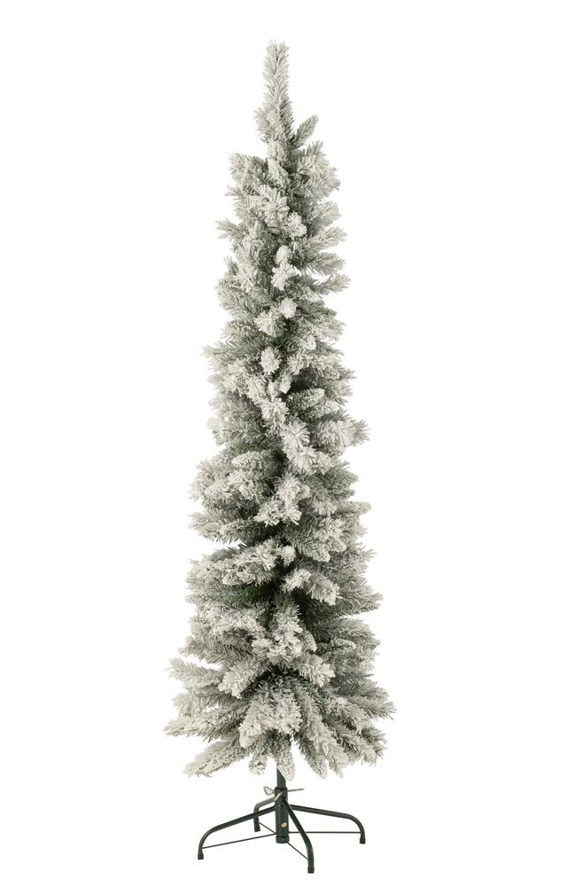 Zasněžený vánoční stromek Snowy Green - 47*47*185cm J-Line by Jolipa