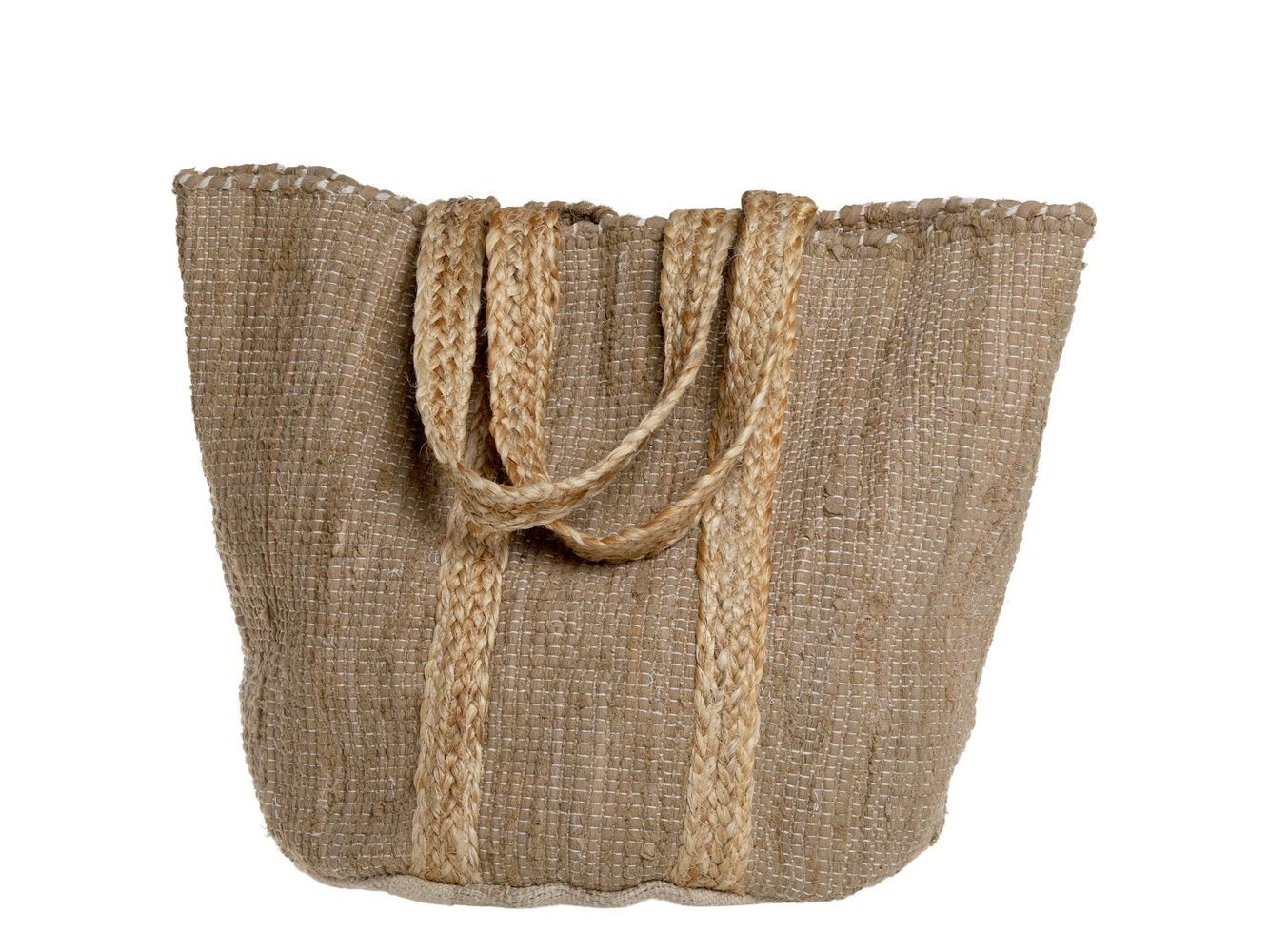Přírodní hnědá plážová jutová taška Beach Bag - 40*30*60 cm Chic Antique