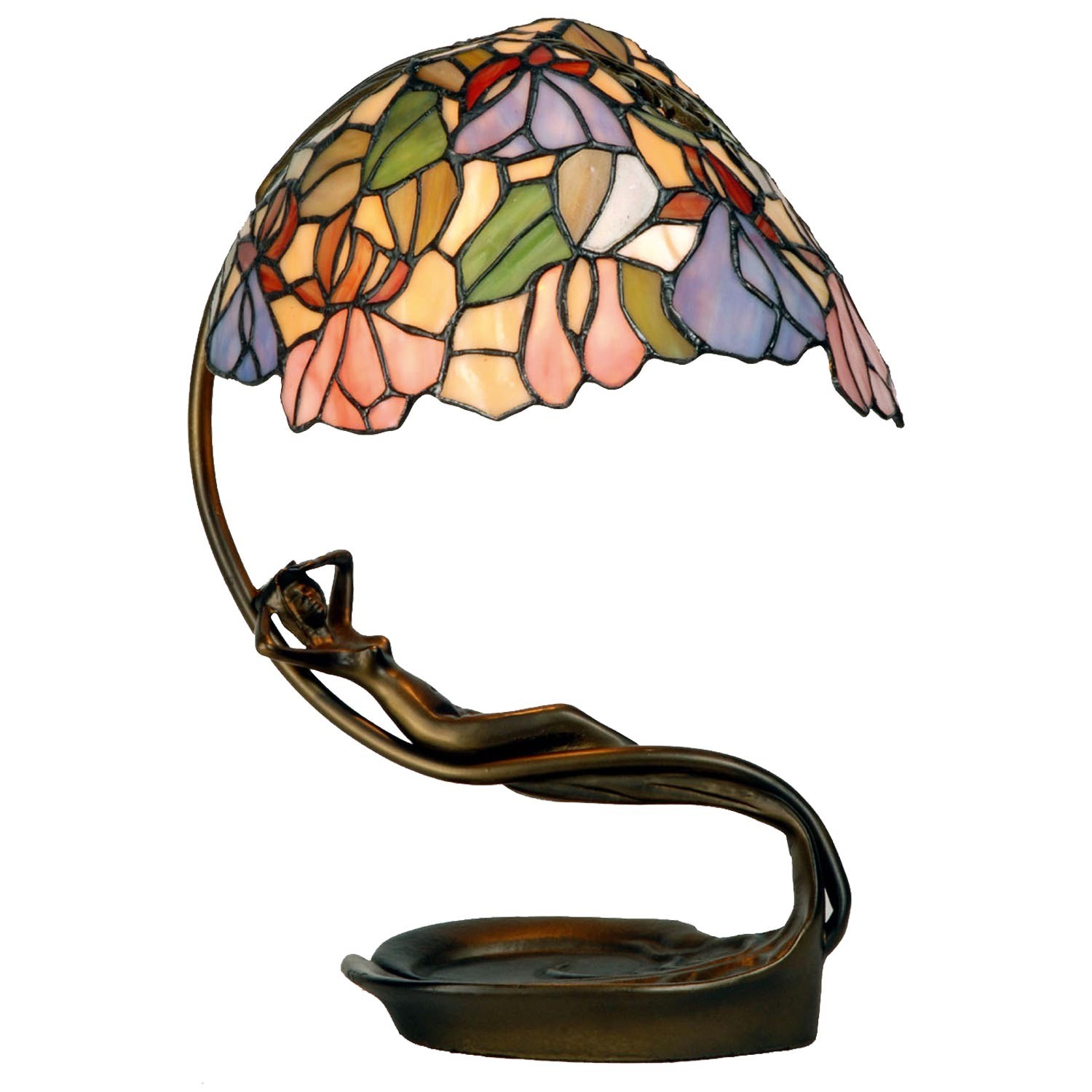 Stolní lampa Tiffany - Ø 26*37 cm Clayre & Eef