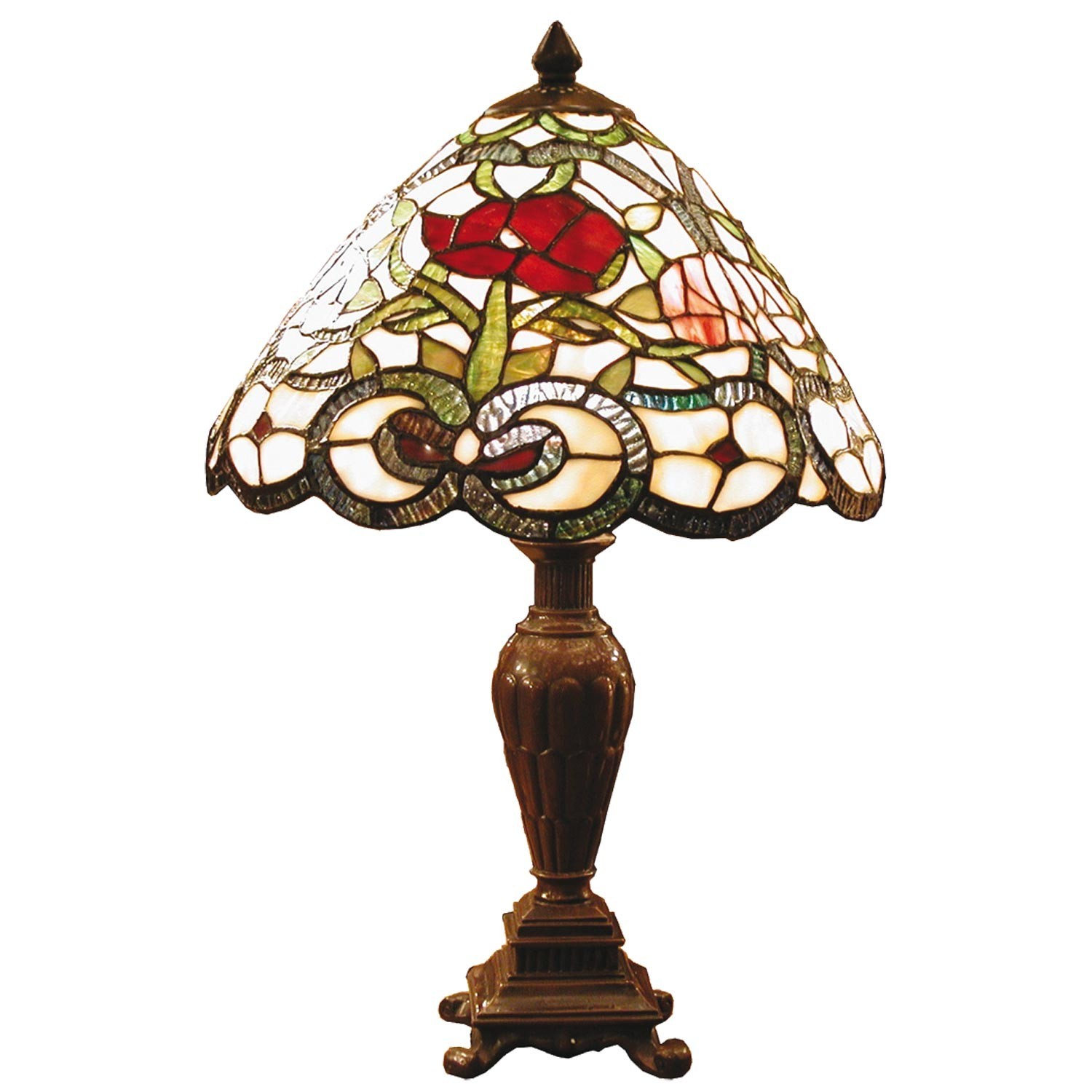 Stolní lampa Tiffany - Ø 32*47 cm Clayre & Eef