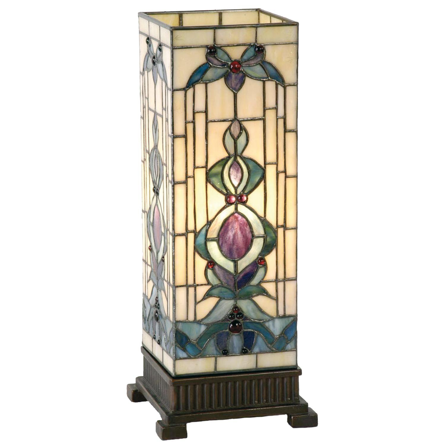 Stolní lampa Tiffany Alloment - 18*45 cm 1x E27 / Max 40W Clayre & Eef