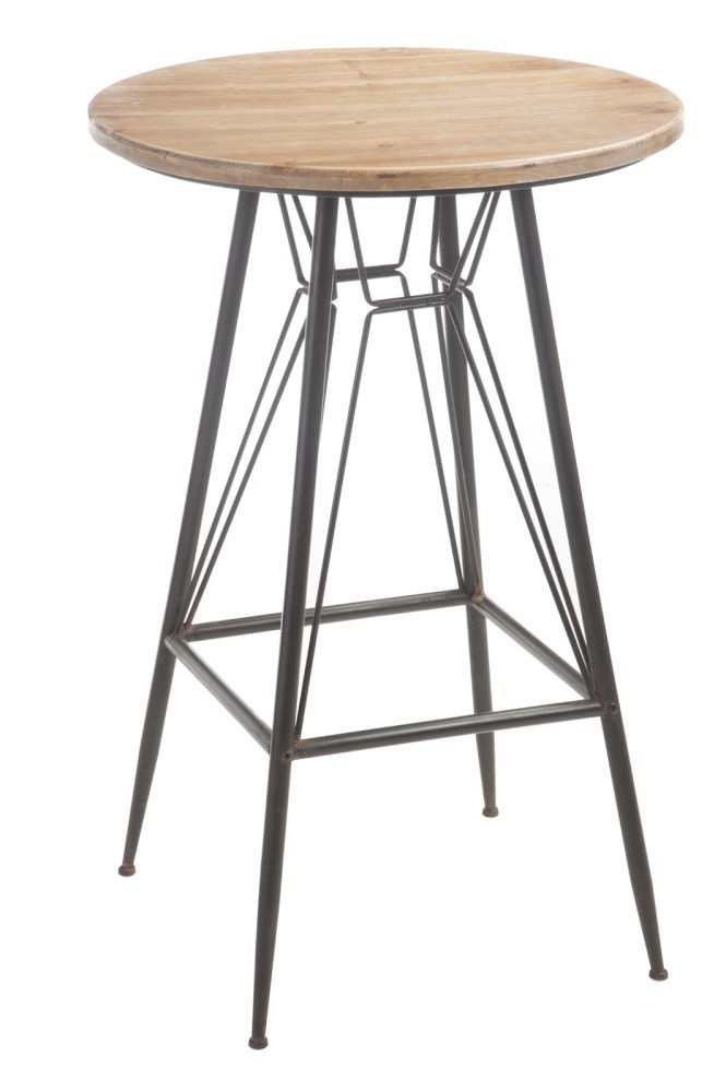 Barový stolek BISTRO - Ø  65 * 99cm J-Line by Jolipa
