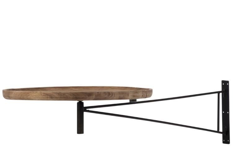 Nástěnný otáčecí stolek BAR - Ø 55*80cm J-Line by Jolipa