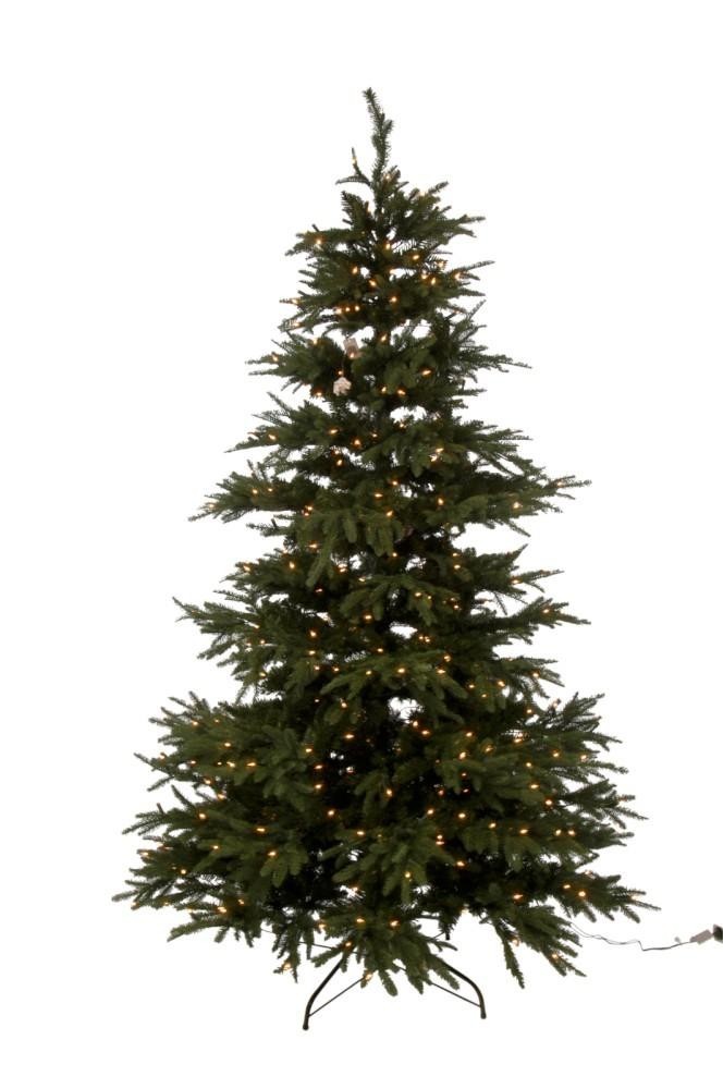 Vánoční stromek extra s led světýlky zelený - 225cm J-Line by Jolipa