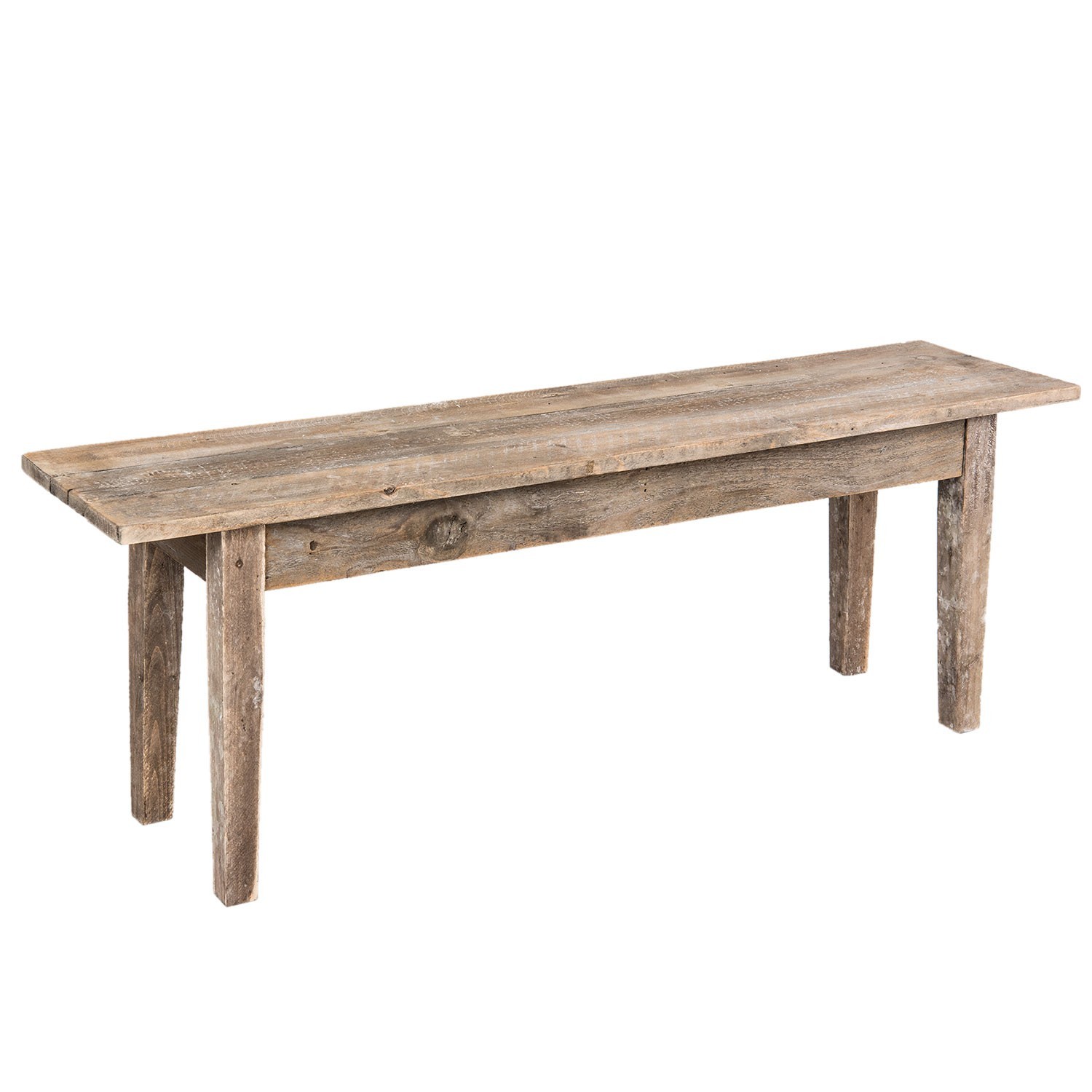Dřevěná lavice s patinou - 120*28*43 cm Clayre & Eef