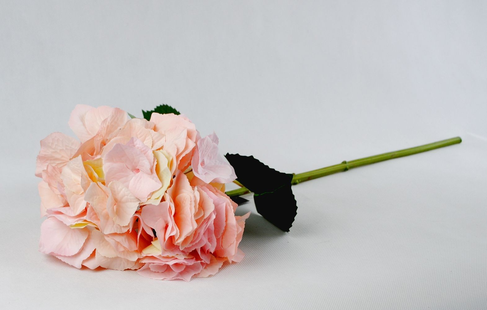 Dekorace růžová hortenzie velkokvětá  - 80 cm Colmore by Diga