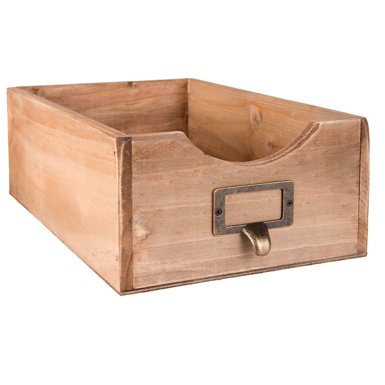 Dekorace dřevěný šuplíček - 18*29*10 cm Clayre & Eef