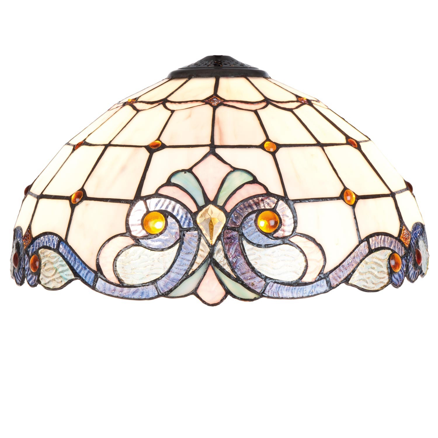 Stínidlo lampy Tiffany - Ø 40*21 cm Clayre & Eef
