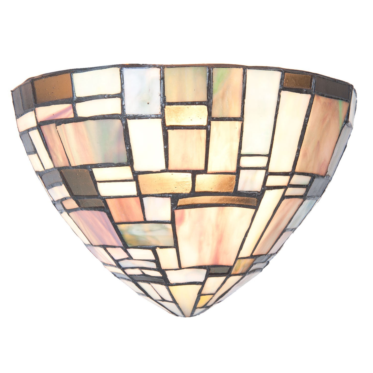 Nástěnná lampa Tiffany Frontiere - 30*16*18 cm / E14/40W Clayre & Eef