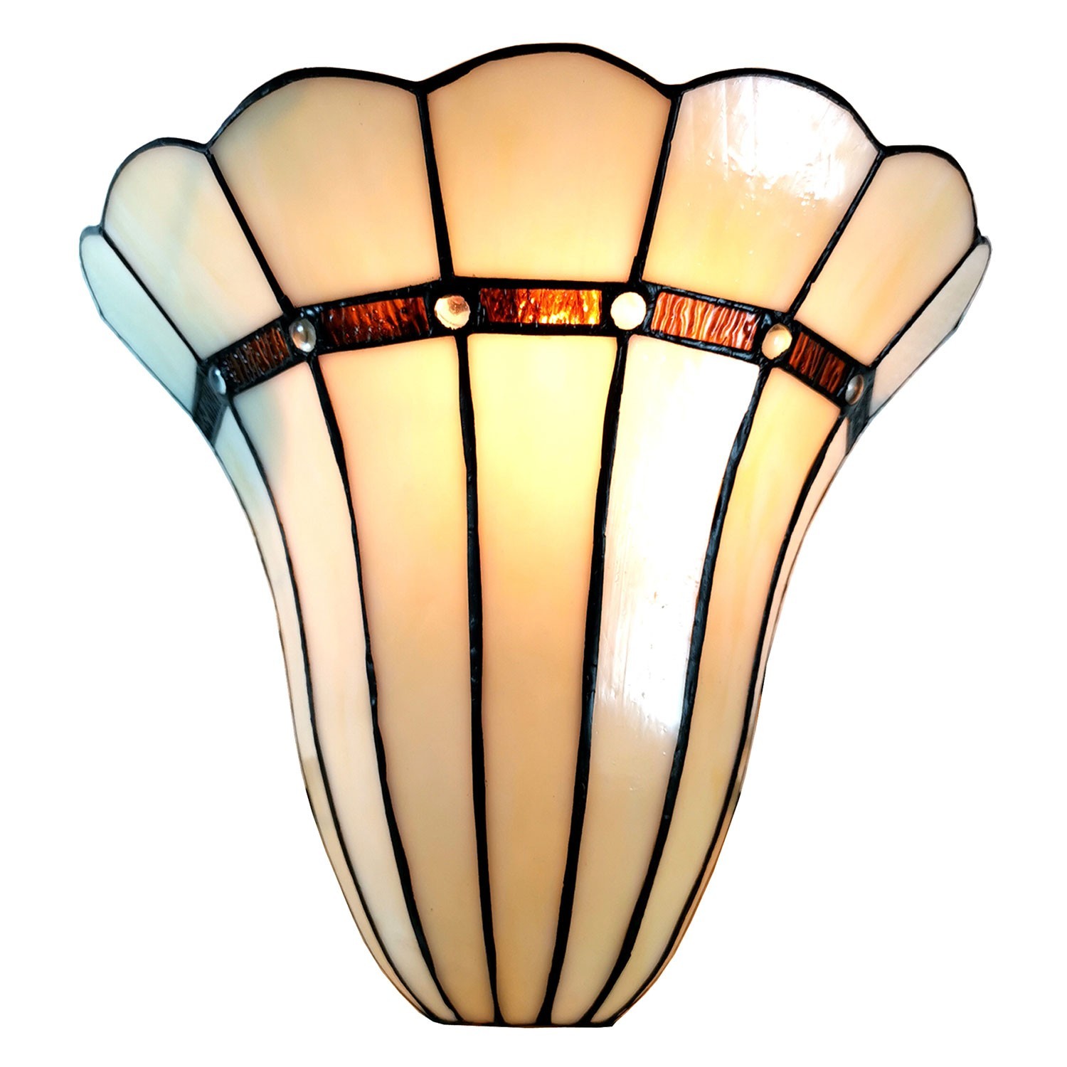 Nástěnná lampa Tiffany Genna - 28*18*33 cm Clayre & Eef
