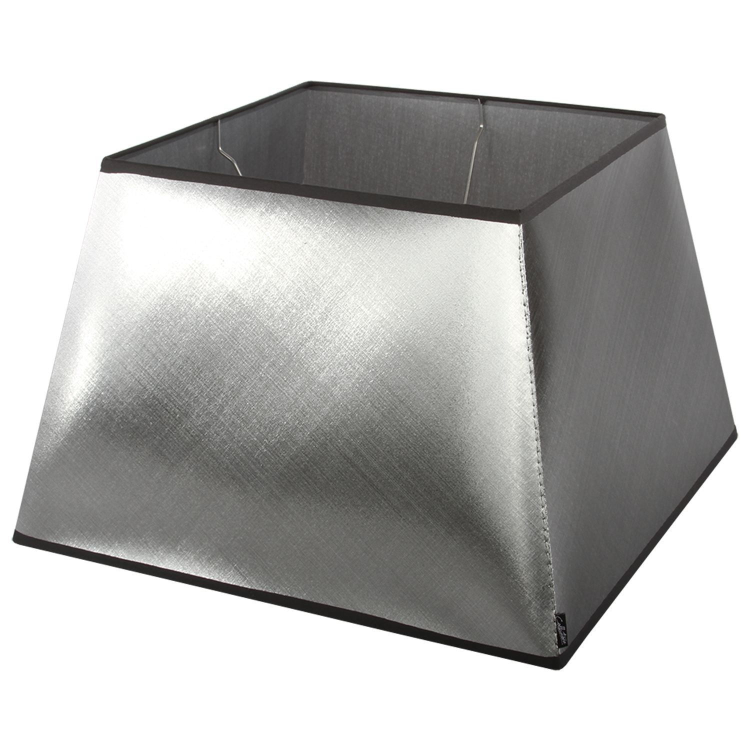 Stříbrno-černé stínidlo Azzuro square - 40*40*26,5cm/ E27 Collectione