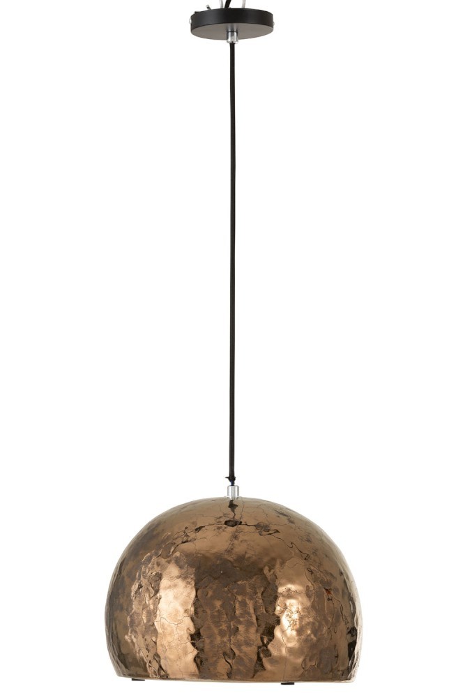 Bronzové keramické stropní světlo Globe bronze - Ø 30*132 cm J-Line by Jolipa