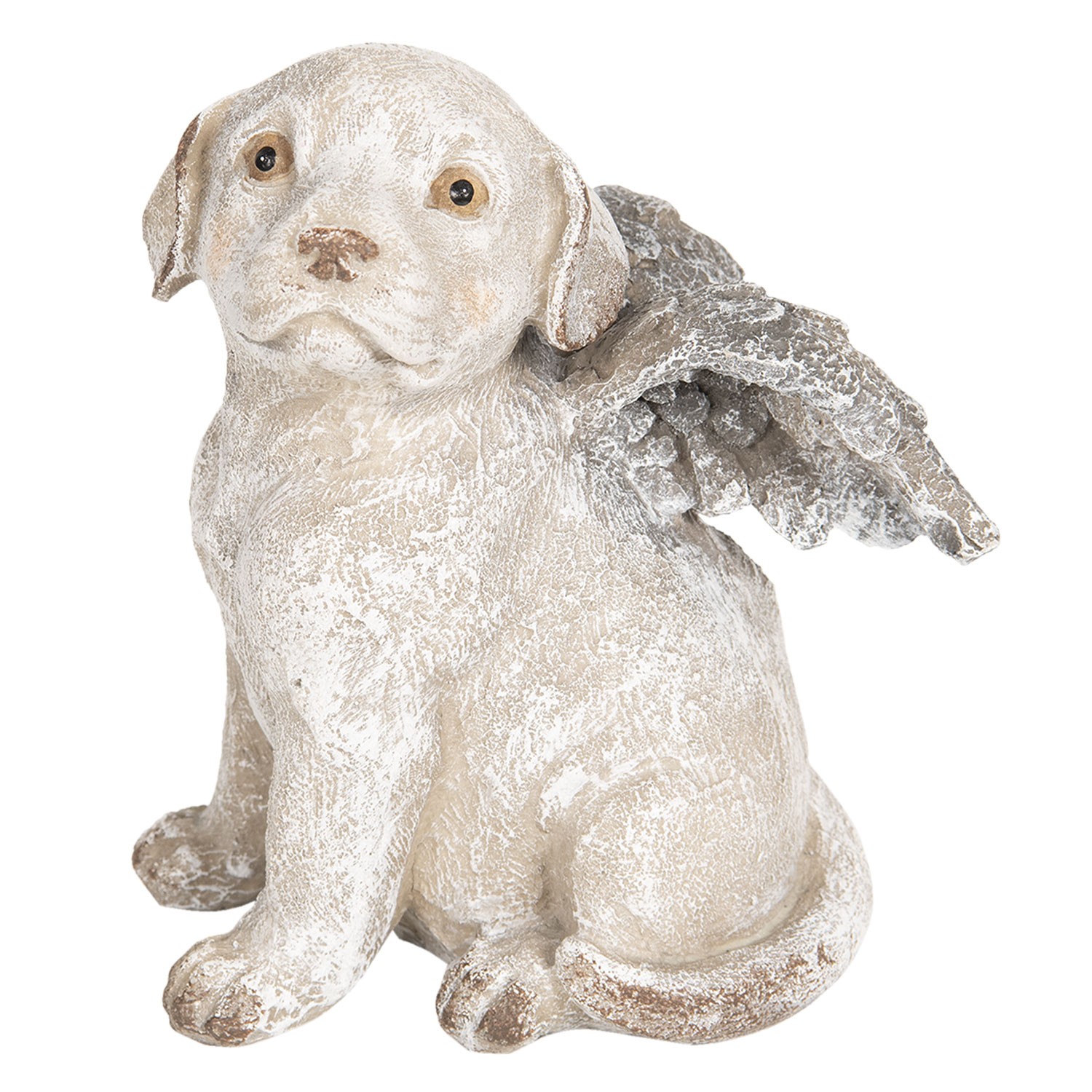 Dekorace pes s křídly - 16*13*20 cm Clayre & Eef
