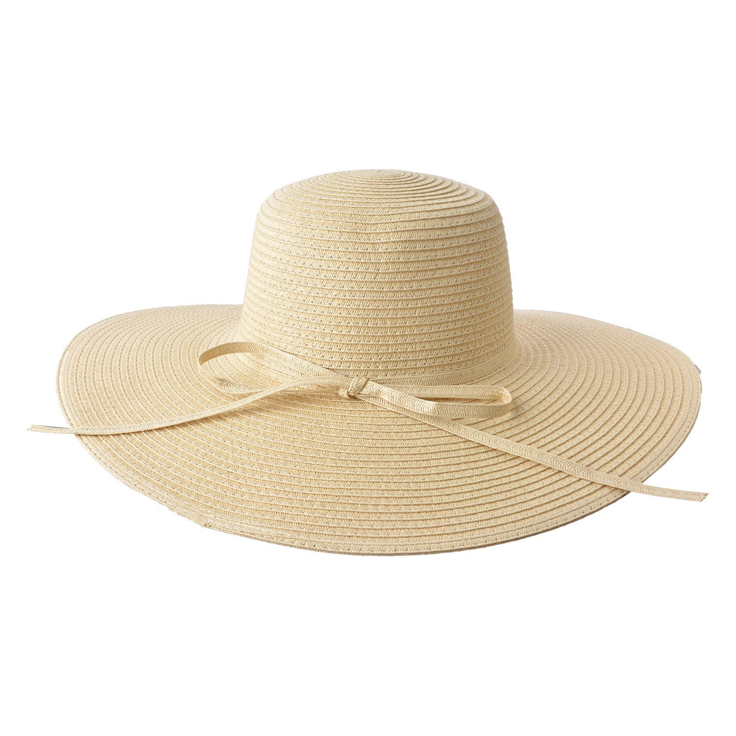 Přírodní klobouk s mašlí - Ø 58 cm Clayre & Eef