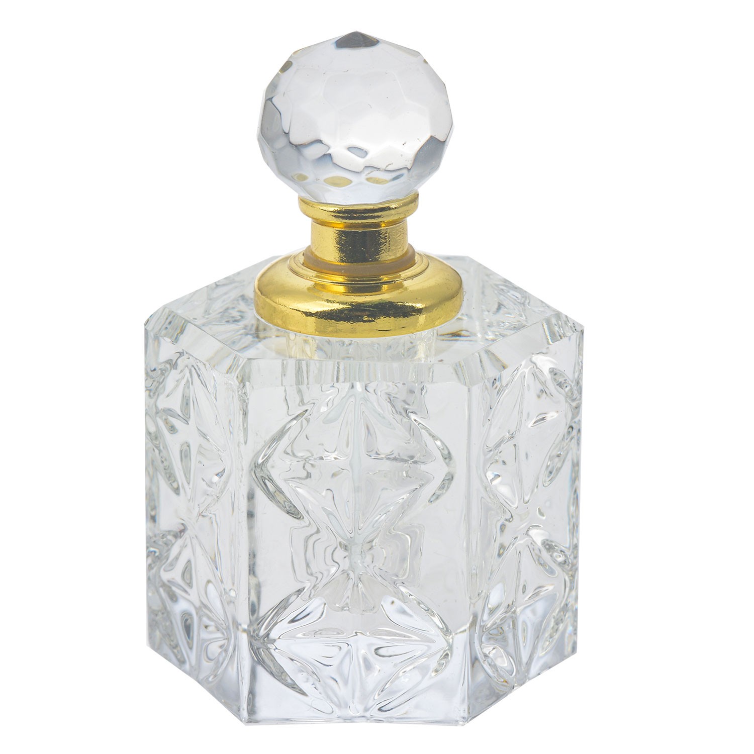 Malý flakon na parfém ze skla Flavie - 4 cm Clayre & Eef