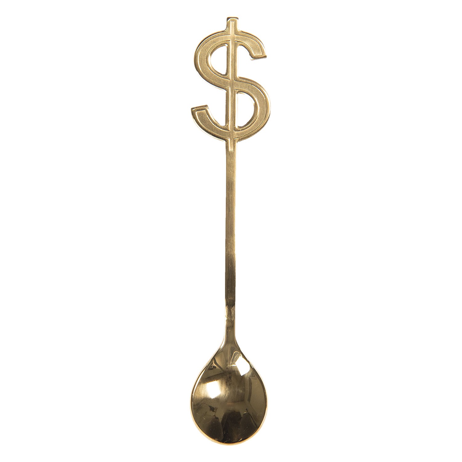 Zlatá lžička Dolar - 3*15 cm Clayre & Eef