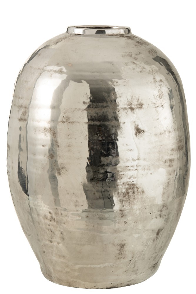 Veliká stříbrná váza  Arya - Ø 39*57 cm J-Line by Jolipa