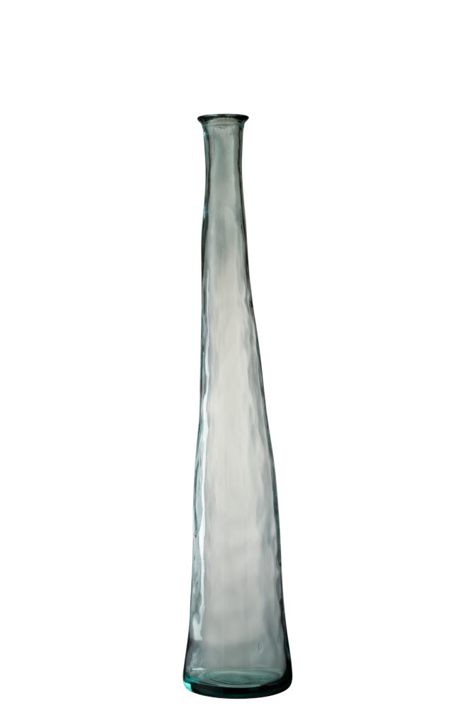 Vysoká Skleněná transparentní váza Noah M - Ø 18*100 cm J-Line by Jolipa