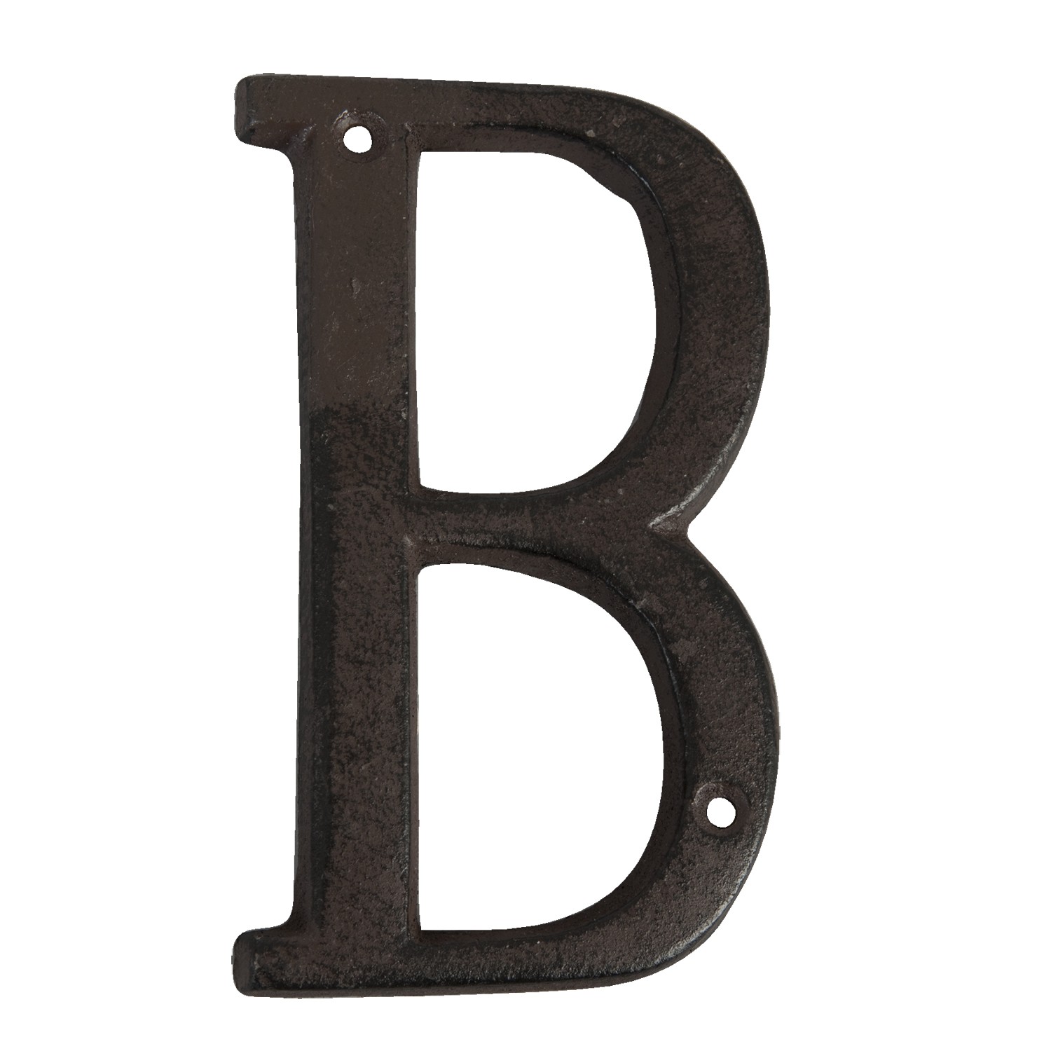 Nástěnné kovové písmeno B - 13 cm Clayre & Eef