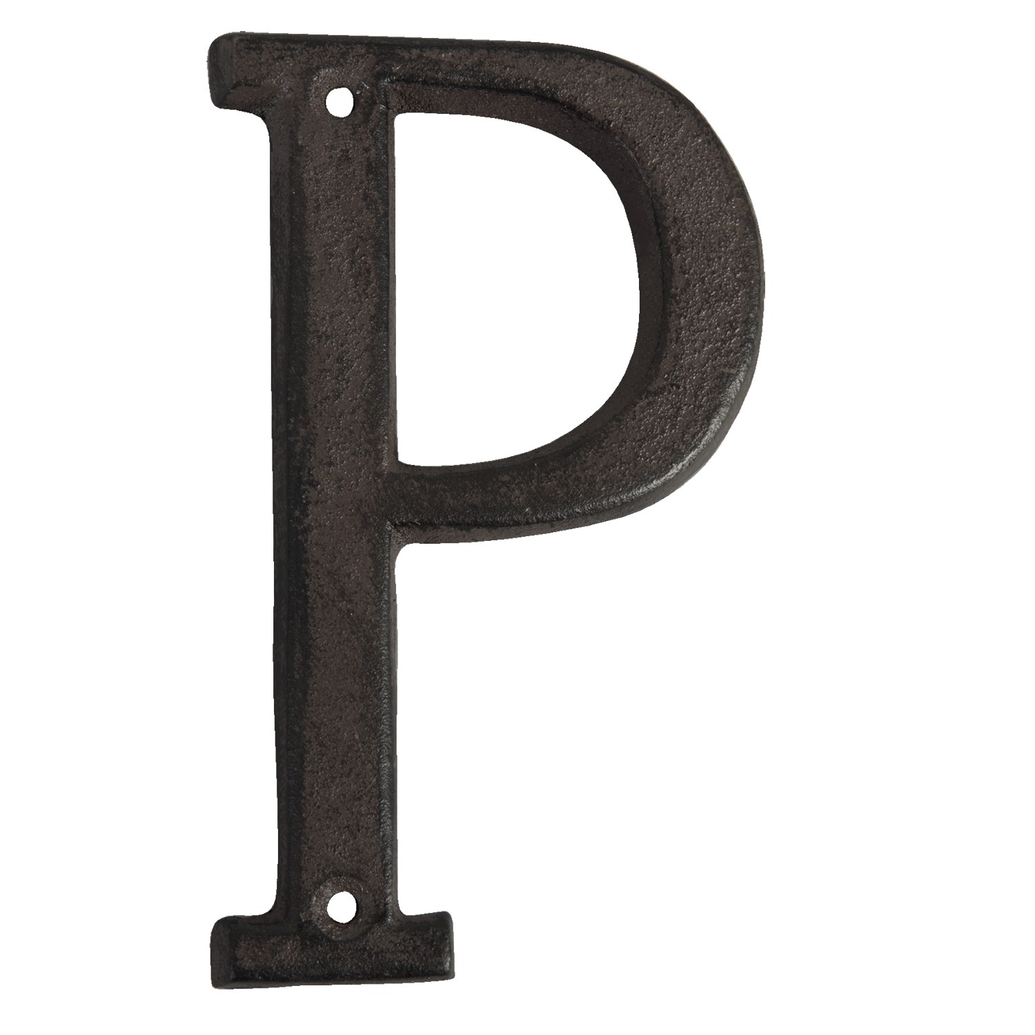 Nástěnné kovové písmeno P - 13 cm Clayre & Eef
