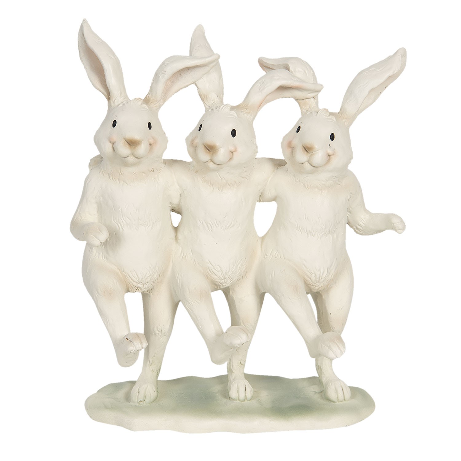 Dekorace tančících králíků - 16*9*19 cm Clayre & Eef