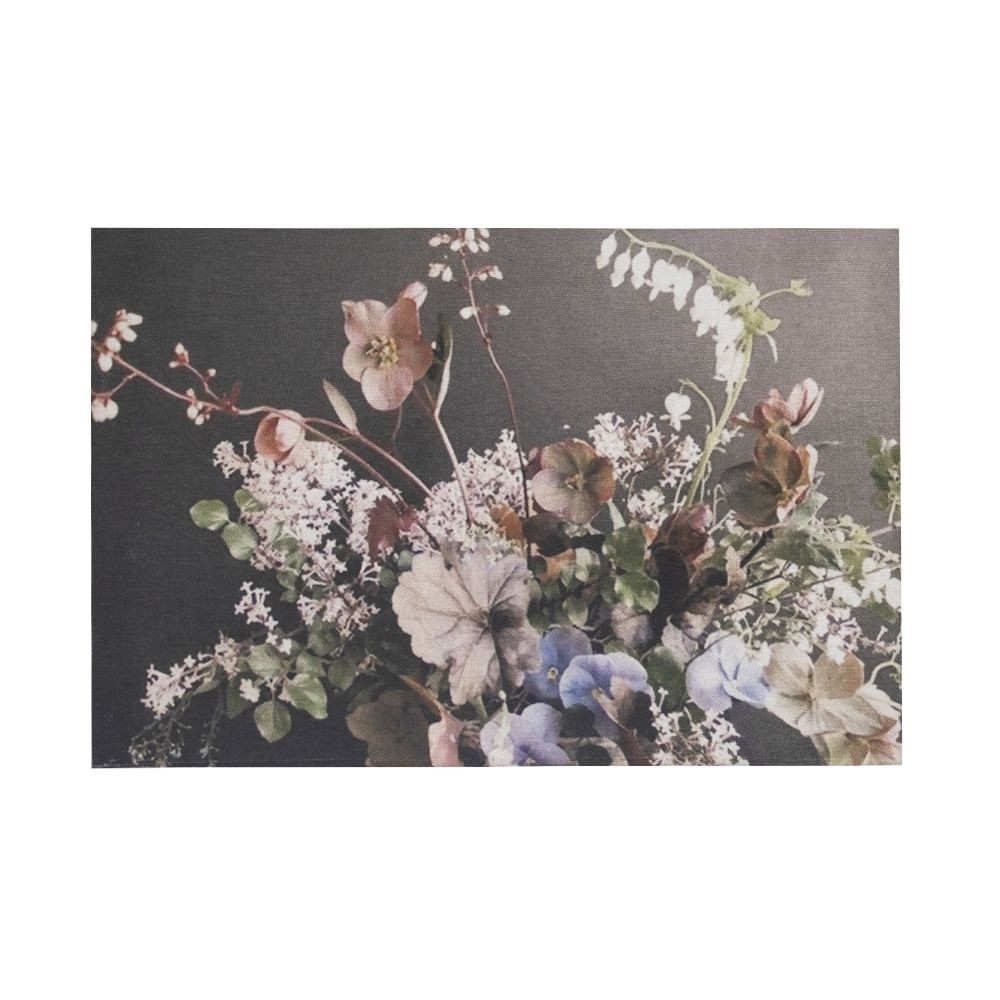 Sametový nástěnný panel s květy Florien 9 - 35*45*1cm Mars & More