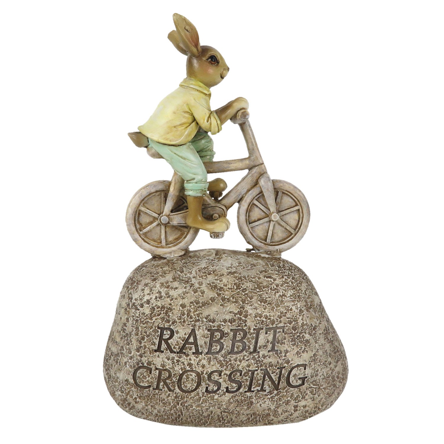 Dekorace králík na kole - 13*6*20 cm Clayre & Eef