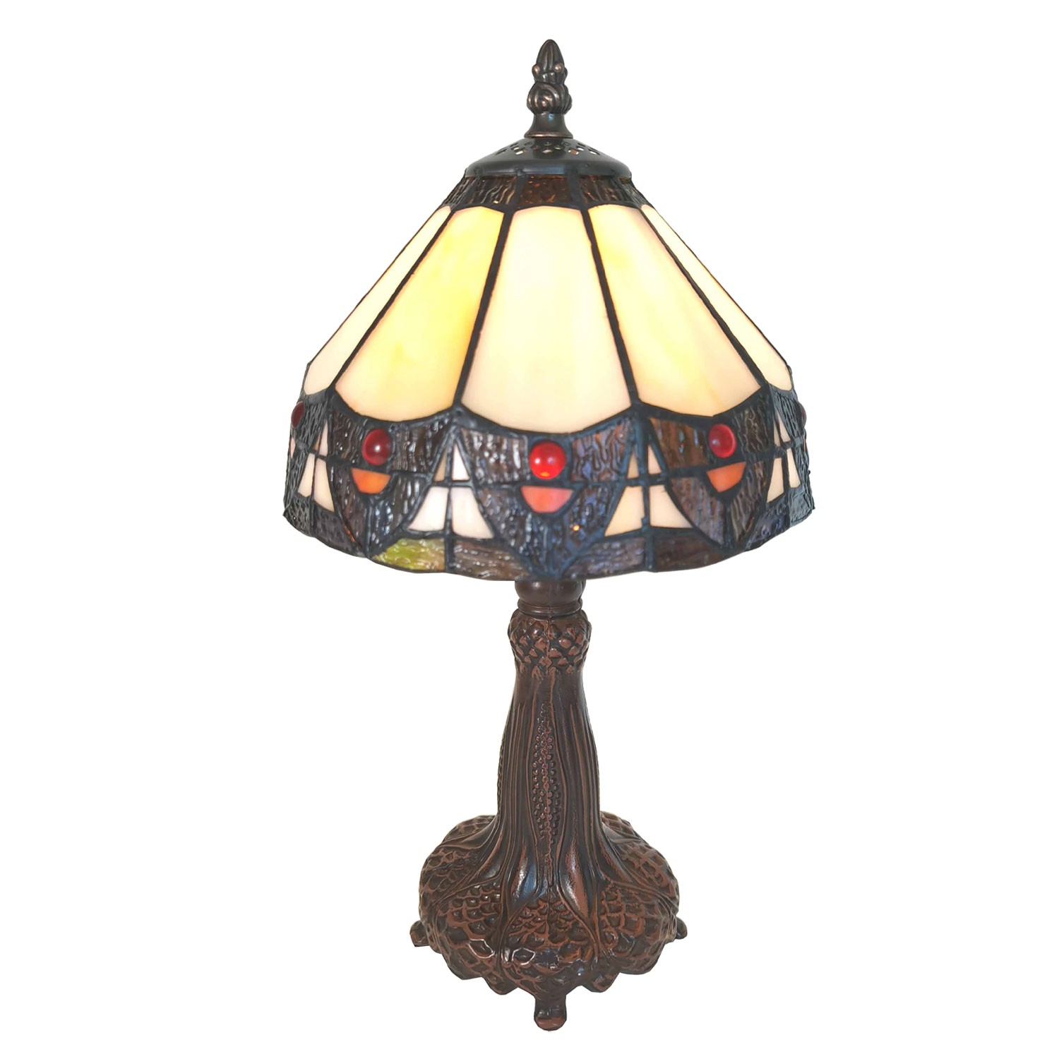 Stolní Tiffany lampa Cammi - Ø  20*34 cm Clayre & Eef