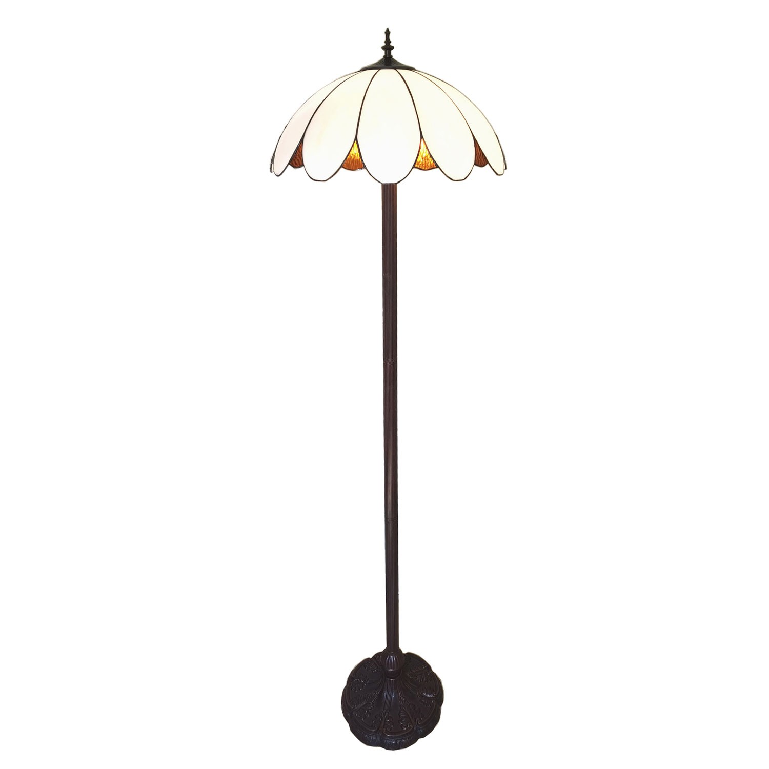 Stojací Tiffany lampa Arjean  - Ø 46*166 cm  Clayre & Eef