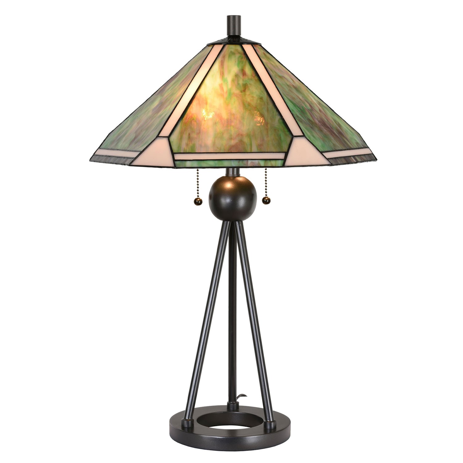 Stolní Tiffany lampa Laverna - Ø 50*73 cm  Clayre & Eef