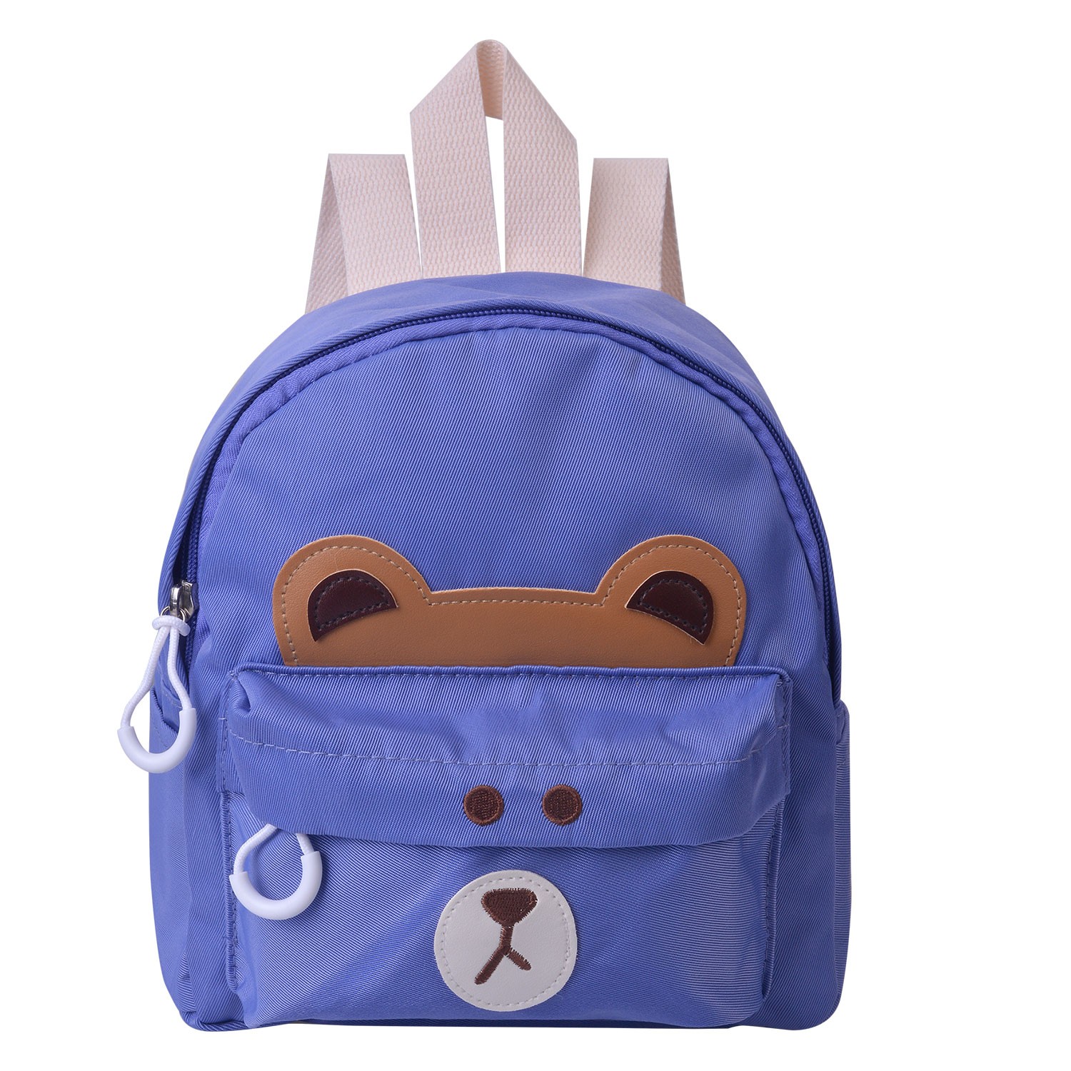 Dětský modrý batoh s medvídkem - 21*9*23 cm Clayre & Eef