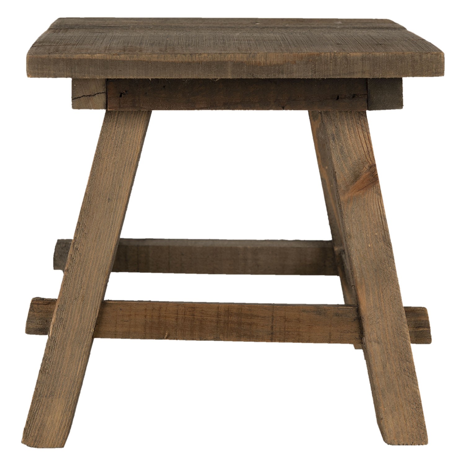 Dřevěná dekorační antik stolička na květiny - 25*25*25 cm Clayre & Eef