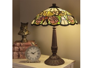 Stolní lampa Tiffany Roses - Ø 44*57 cm 