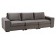 Šedá 2-místná sametová pohovka Nalmi grey - 212*98*86cm