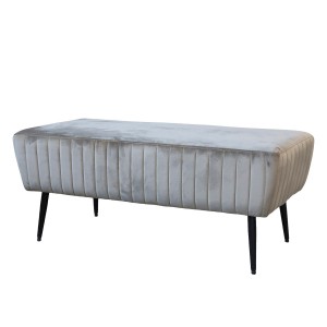 Latté sametová lavice Marat Sofa velour - 100*42*50cm