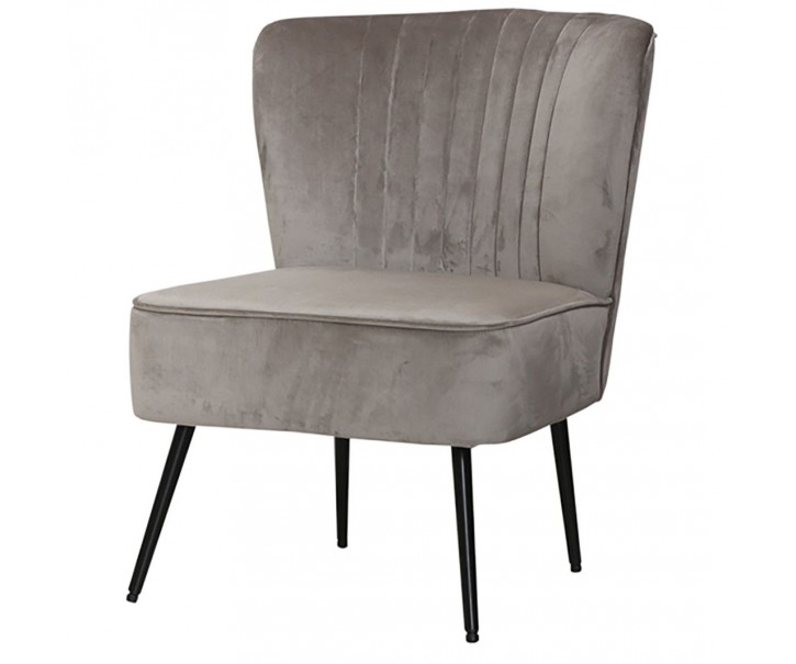 Latté sametové křeslo Marat chair velour - 58*68*75cm