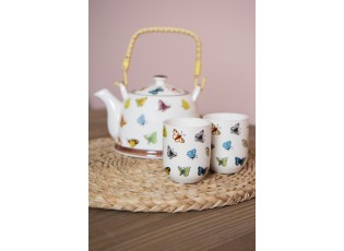 Konvička se sítkem motýlci - Ø 14*14 cm / 0,7L